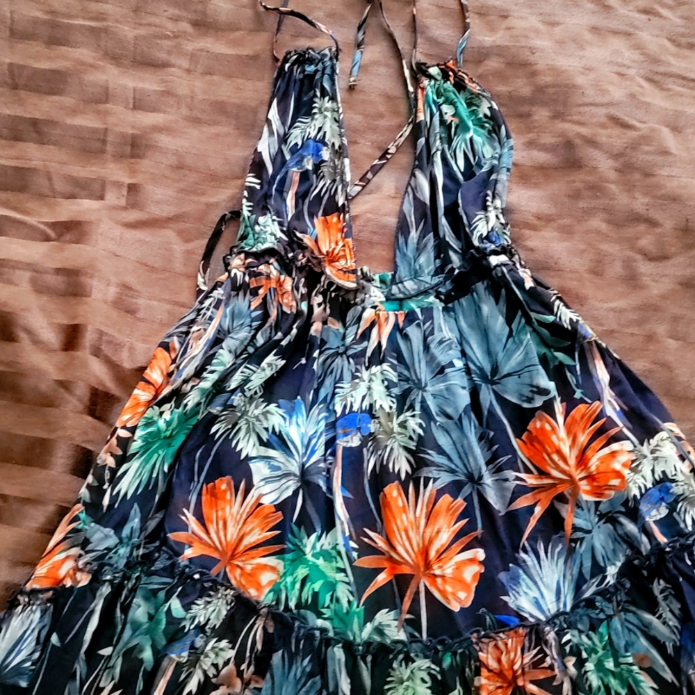 Shein backless summer dress